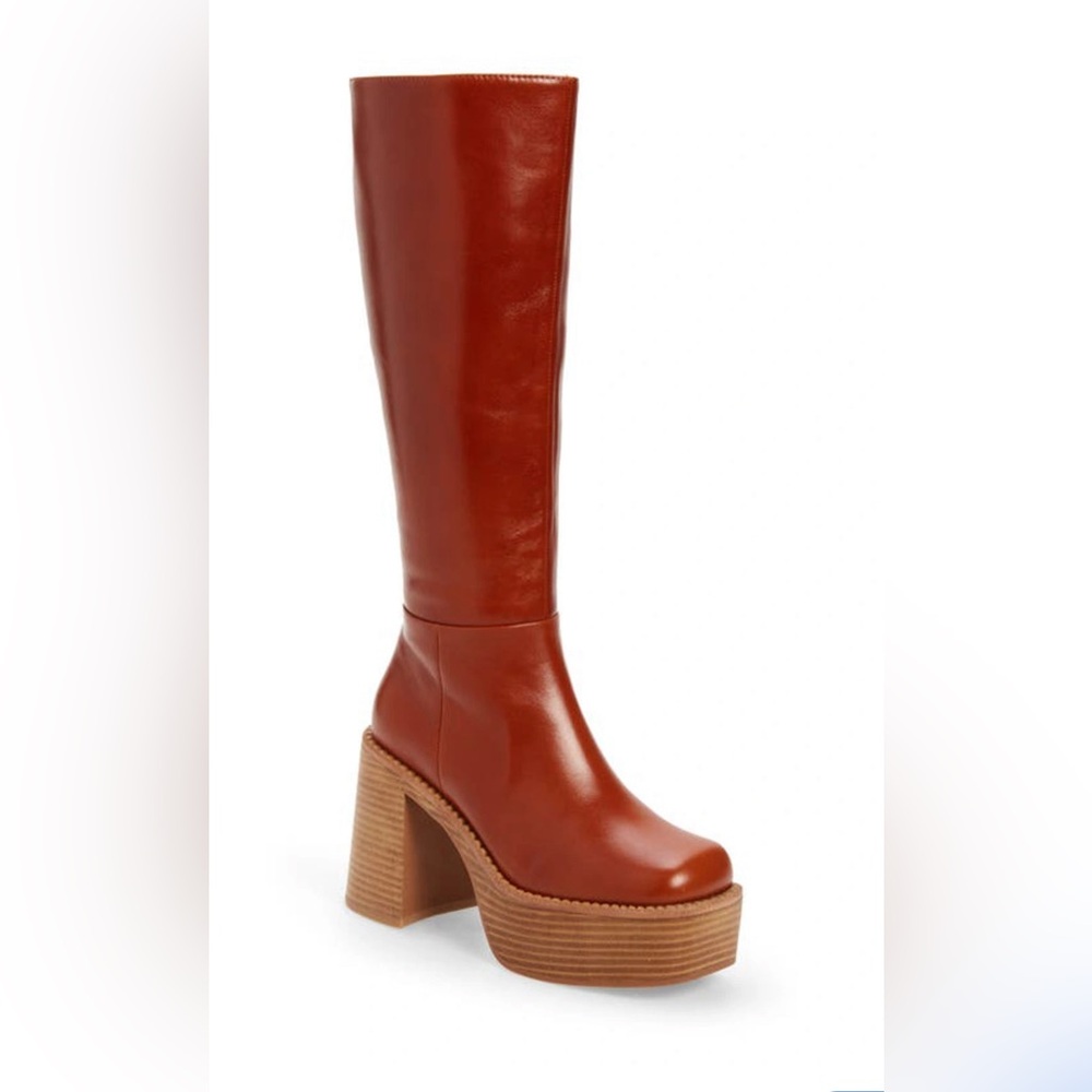 Jeffrey Campbell THE-BAND
TAN NATURAL STACK